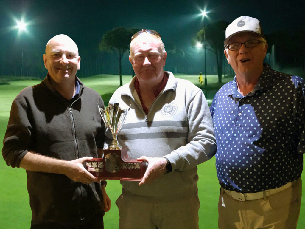 2023 Qld Blind Open winners: Neil Herdegen winner stroke division, Steve Art winner stableford division, Dr Brad Carver seniors division
